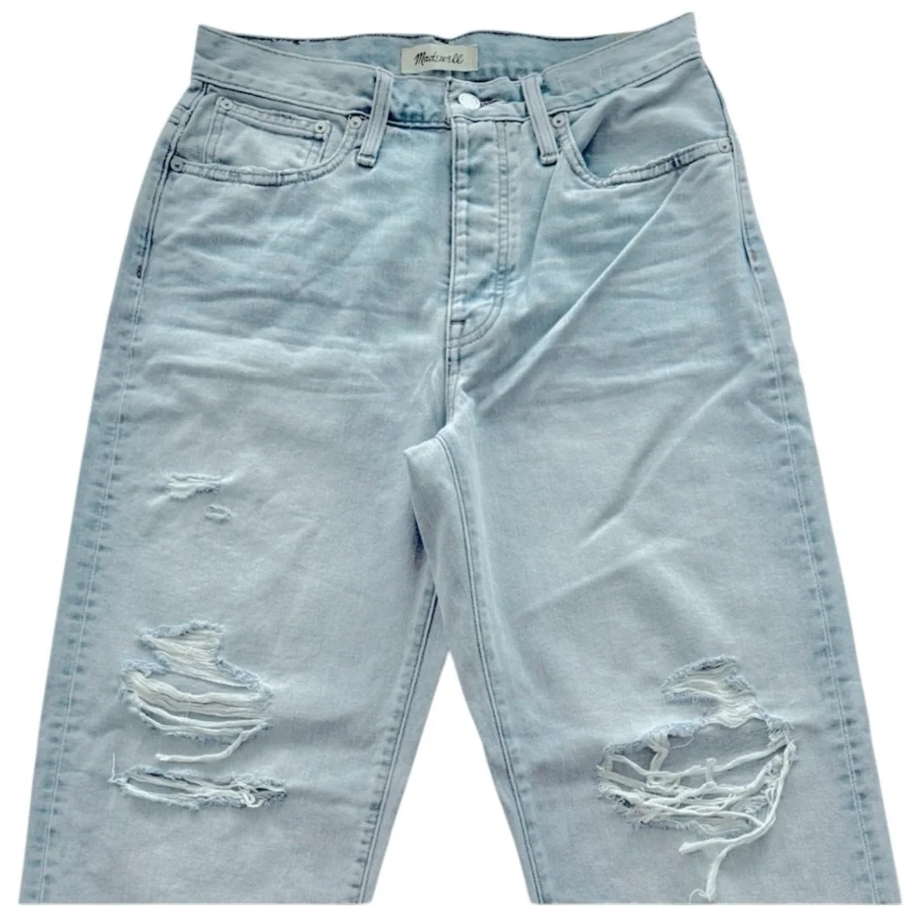 Madewell The Dadjean in Greenvale Wash: Ripped Edition
